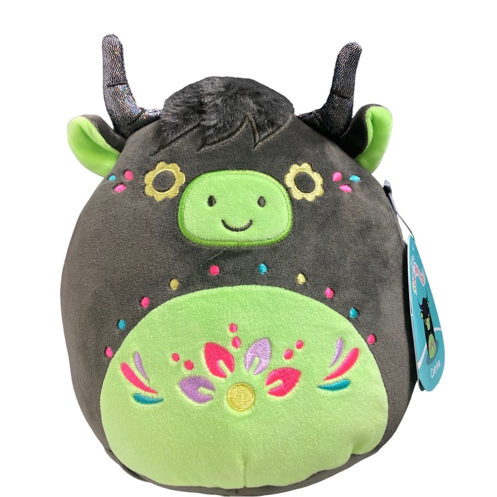 Squishmallow 9 Inch Catrina the Cow Day of the Dead/Sugarskull Nwt Great Gift
